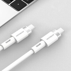 Joyroom USB-C - USB-C 1.2 м (JYR052WHT) цена и информация | Кабели для телефонов | pigu.lt