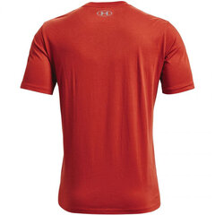 Футболка спортивная мужская Under Armour T-shirt M 1329 582 839, красная цена и информация | Мужская спортивная одежда | pigu.lt
