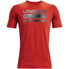 Sportiniai marškinėliai vyrams Under Armor T-shirt M 1329 582 839, raudoni kaina ir informacija | Sportinė apranga vyrams | pigu.lt