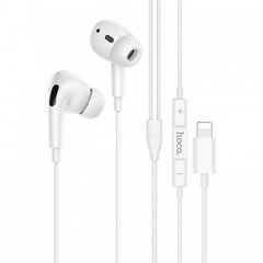 HOCO M1 Pro Stereo laidinės ausinės su mikrofonu skirtos Apple įrenginiams, baltos kaina ir informacija | Laisvų rankų įranga | pigu.lt