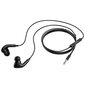 Universalios Laidinės ausinės su mikrofonu, juodos kaina ir informacija | Ausinės | pigu.lt