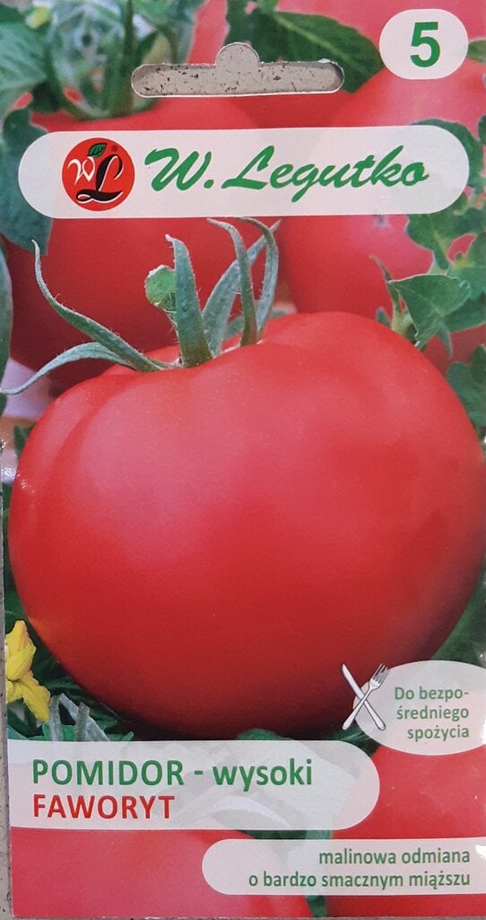 Lauko pomidorai aukštai Faworyt цена и информация | Daržovių, uogų sėklos | pigu.lt