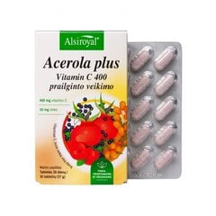 Maisto papildas Alsiroyal Acerola Plus Vitamin C tabletės N30 цена и информация | Витамины, пищевые добавки, препараты для иммунитета | pigu.lt