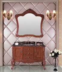Мебель для ванной 8187A с зеркалом цена и информация | Шкафчики для ванной | pigu.lt