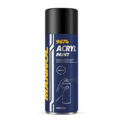 Mannol Akryl Paint Juodi kaina ir informacija | Automobiliniai dažai | pigu.lt