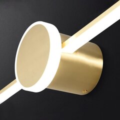 Sieninis LED šviestuvas Round Gold, 40 cm цена и информация | Настенные светильники | pigu.lt