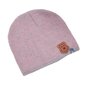 Universali vilnonė kepurė, pilka ir rožinė. kaina ir informacija | Kepurės moterims | pigu.lt