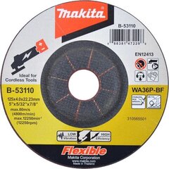 B-53110 Šlifavimo diskas 125X4 RST (Inox) Makita kaina ir informacija | Šlifuokliai | pigu.lt