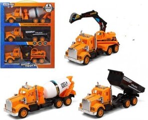 Sunkvežimių rinkinys, 3 vnt. kaina ir informacija | Žaislai berniukams | pigu.lt