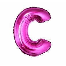 Folijos balionas raidė C, rožinis, 35 cm kaina ir informacija | Balionai | pigu.lt