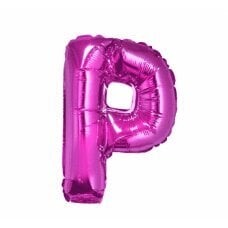 Folinis balionas Raidė "P", 35 cm, rožinė kaina ir informacija | Balionai | pigu.lt