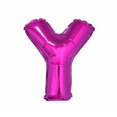 Folijos balionas Y raidė, rožinis, 35 cm kaina ir informacija | Balionai | pigu.lt