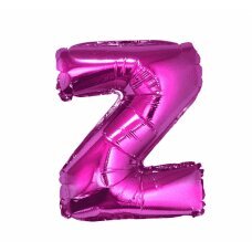 Folijos balionas raidė Z, rožinis, 35 cm kaina ir informacija | Balionai | pigu.lt