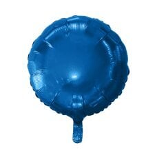 Folijinis balionas, apvalus, tamsiai mėlynas, 45 cm kaina ir informacija | Balionai | pigu.lt