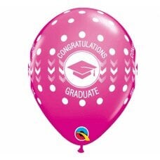 Воздушный шар Поздравляю, выпускник, 25 шт цена и информация | Шарики | pigu.lt