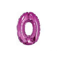 Folijos balionas Nr. 0, rožinis, 35 cm kaina ir informacija | Balionai | pigu.lt
