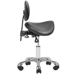 Профессиональное кресло мастера-косметолога 1025 GIOVANNI седло, с регулируемым углом наклона сиденья и спинкой, черное цена и информация | Мебель для салонов красоты | pigu.lt