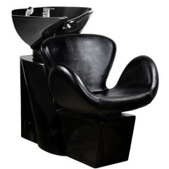Profesionali kirpyklos plautuvė Gabbiano Amsterdam, juoda kaina ir informacija | Baldai grožio salonams | pigu.lt