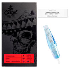 Картридж для татуировки El Cartel 0.35 мм /23 Soft Edge Magnum/10 шт./ цена и информация | Мебель для салонов красоты | pigu.lt