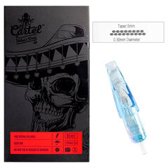 Tatuiruočių kartridžas El Cartel 0,30mm/17 Magnum LT kaina ir informacija | Baldai grožio salonams | pigu.lt