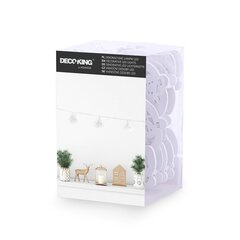 Dekoracija DecoKing Decorative LED Light WWH/10VNT kaina ir informacija | Kalėdinės dekoracijos | pigu.lt