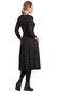 Midi suknelė su kišenėmis Z - 22475 A, juoda kaina ir informacija | Suknelės | pigu.lt