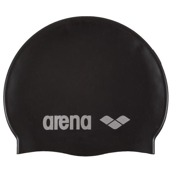 Plaukimo kepuraitė Arena Classic, juoda kaina ir informacija | Plaukimo kepuraitės | pigu.lt