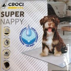 Croci Super Nappy коврики, 60x40см, 10шт. цена и информация | Средства по уходу за животными | pigu.lt