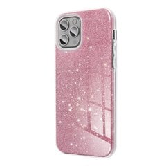Telefono dėklas Forcell Shining, skirtas Samsung Galaxy S21 FE, rožinis kaina ir informacija | Telefono dėklai | pigu.lt