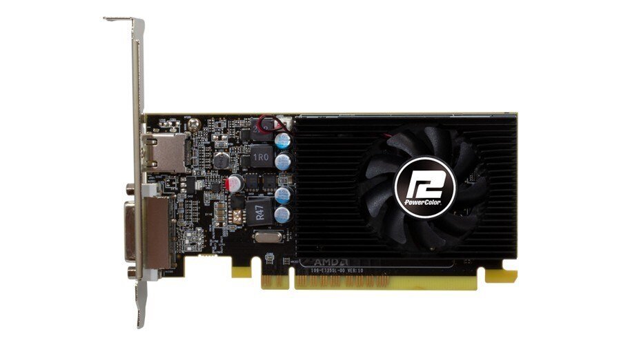 PowerColour AMD Radeon R7 240 2GB 64BIT GDDR5 (AXR7 240 2GBD5-HLEV2) kaina ir informacija | Vaizdo plokštės (GPU) | pigu.lt