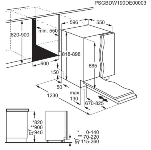 AEG FSE74738P kaina ir informacija | Indaplovės | pigu.lt