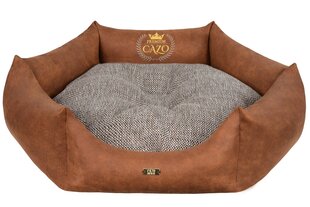 Guolis šunim Cazo Soft Bed Premium, ø 70 cm, rudas/pilkas kaina ir informacija | Guoliai, pagalvėlės | pigu.lt