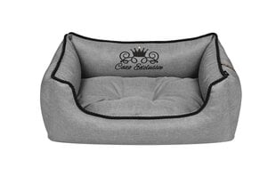 Cazo Soft Bed Royal Line pilka lova šunims 95x75cm kaina ir informacija | Guoliai, pagalvėlės | pigu.lt