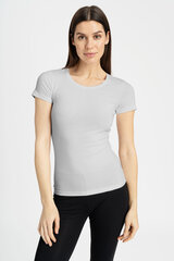 Marškinėliai moterims Utenos trikotažas, pilki цена и информация | Футболка женская | pigu.lt