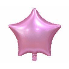 Žvaigždžių folijos balionas, matinis, rožinis, 19 colių kaina ir informacija | Balionai | pigu.lt