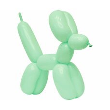 Modeling Balloons Beauty & Charm, žalieji makaronai, 50 vnt. kaina ir informacija | Balionai | pigu.lt