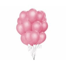 Balionai Beauty & Charm, rožinė metalinė, 30 cm, 50 vnt. kaina ir informacija | Balionai | pigu.lt