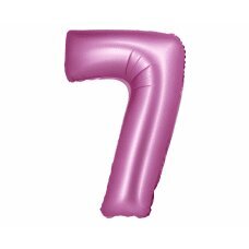 Folijinis balionas Beauty & Charm, 7 numeris, satino rožinė, 76 cm kaina ir informacija | Balionai | pigu.lt