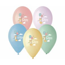 Premium klasės helio balionai Happy Birthday (Fox), 13 / 5 vnt. kaina ir informacija | Balionai | pigu.lt
