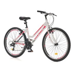 Горный велосипед Corelli Banner 24", белый/красный цена и информация | Велосипеды | pigu.lt