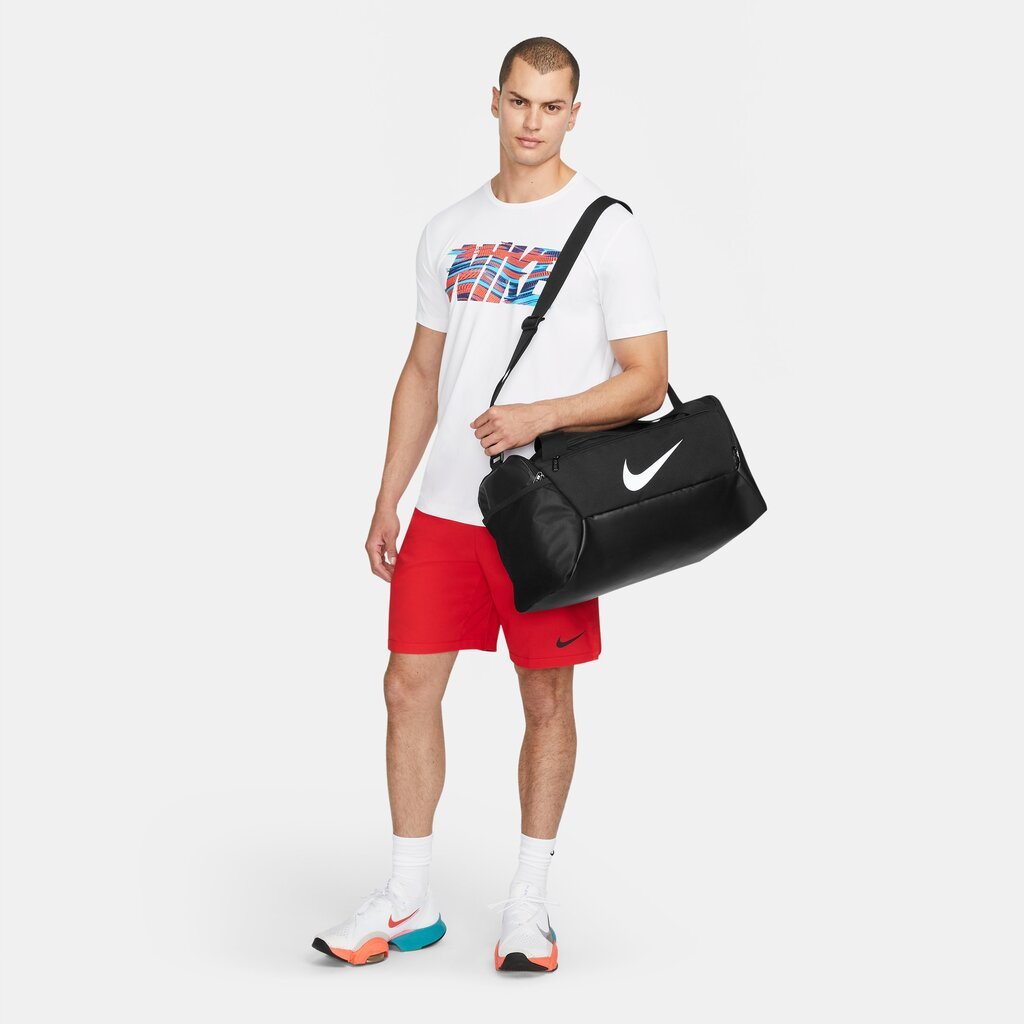 Nike sportinis krepšys Brasilia S Duff - 9,5 (41L), juodas цена и информация | Moteriškos rankinės | pigu.lt