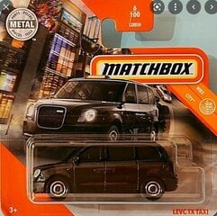 Automobilio modeliukas Matchbox Levc TX Taxi, juodas kaina ir informacija | Žaislai berniukams | pigu.lt