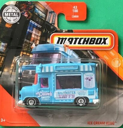 Automobilio modeliukas Matchbox Ice Cream King, mėlynas kaina ir informacija | Žaislai berniukams | pigu.lt