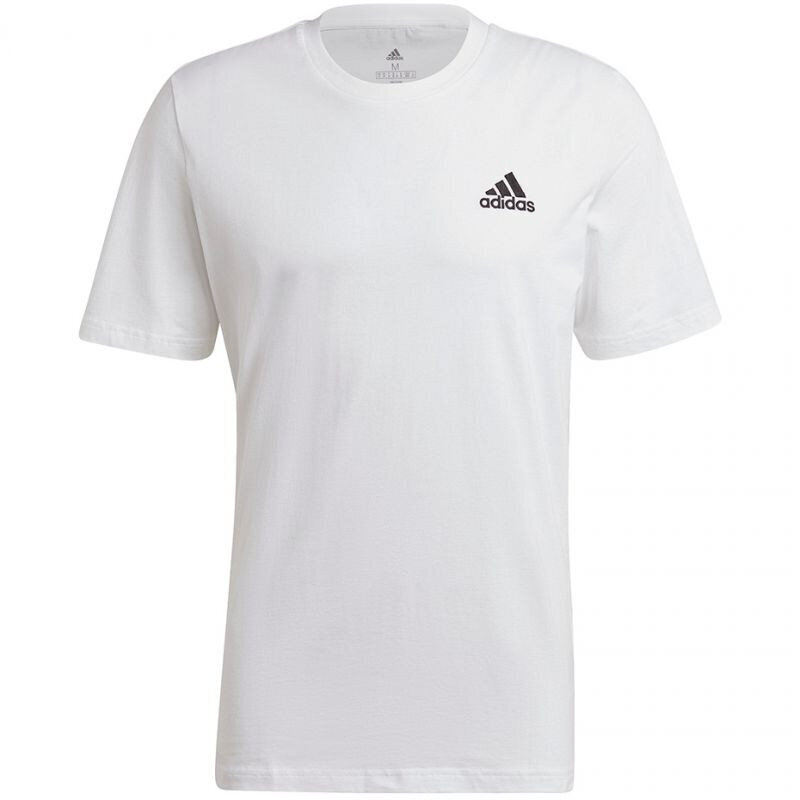 Marškinėliai vyrams Tee adidas Essentials Embr M GK9640 цена и информация | Sportinė apranga vyrams | pigu.lt