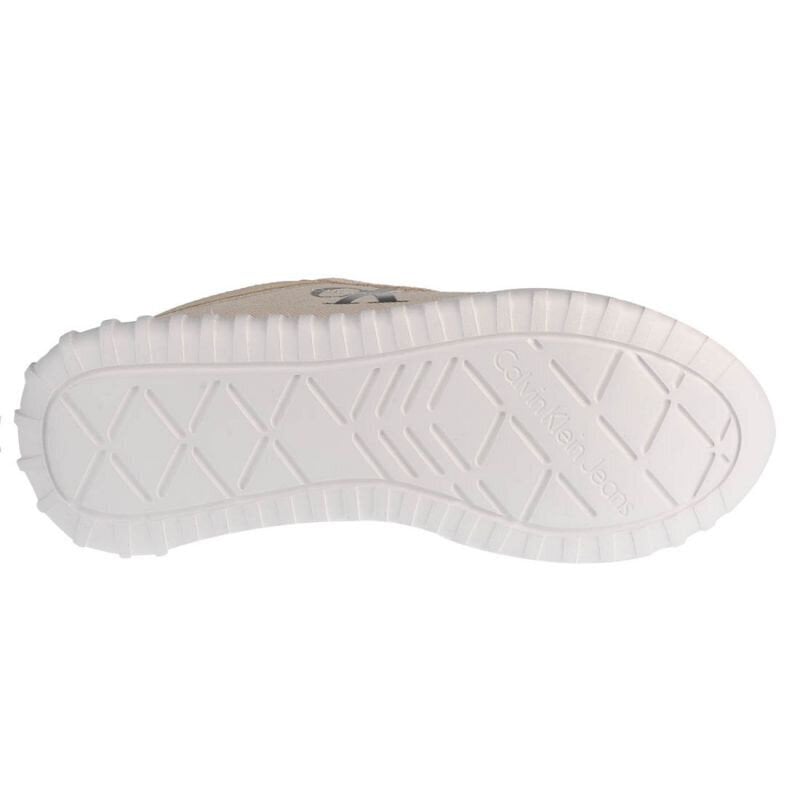 Sportiniai batai moterims Calvin Klein Runner Laceup Shoes W YW0YW00466-AEO, smėlio spalvos kaina ir informacija | Sportiniai bateliai, kedai moterims | pigu.lt