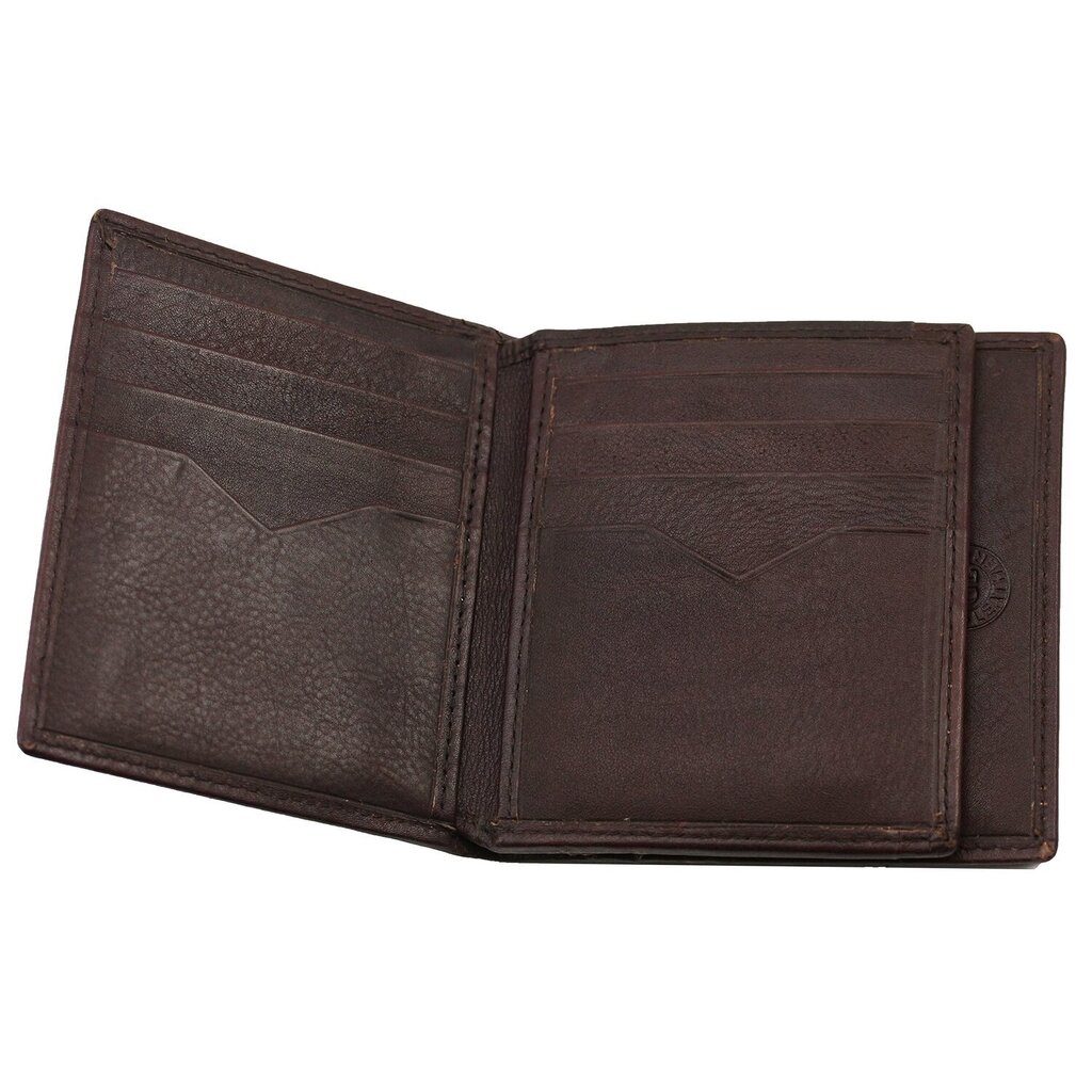 Kortelių dėklas vyrams Genuine Leather CC110BR kaina ir informacija | Vyriškos piniginės, kortelių dėklai | pigu.lt