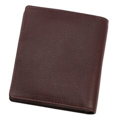 Kortelių dėklas vyrams Genuine Leather CC110BR цена и информация | Мужские кошельки | pigu.lt