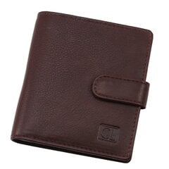 Kortelių dėklas vyrams Genuine Leather CC110BRLb kaina ir informacija | Vyriškos piniginės, kortelių dėklai | pigu.lt