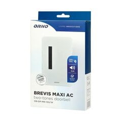 Bell OBREVIS MAXI OR-DP-MR-150/W белый цена и информация | Дверные звонки, глазки | pigu.lt