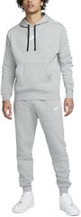 Cпортивный костюм Nike Club Flc Gx Hd Trk Suit Grey DM6838 063 DM6838 063/XL цена и информация | Мужские термобрюки, темно-синие, SMA61007 | pigu.lt